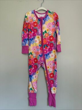 Little Sleepies Romper Flower 18-24 Months